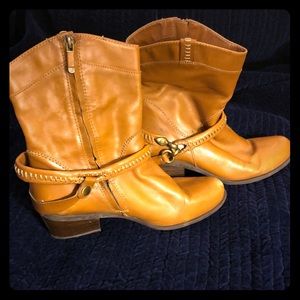 Leather Western Style Boots